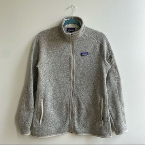 Patagonia Better Sweater Women’s Large Full Zip Pelican Fleece Jacket